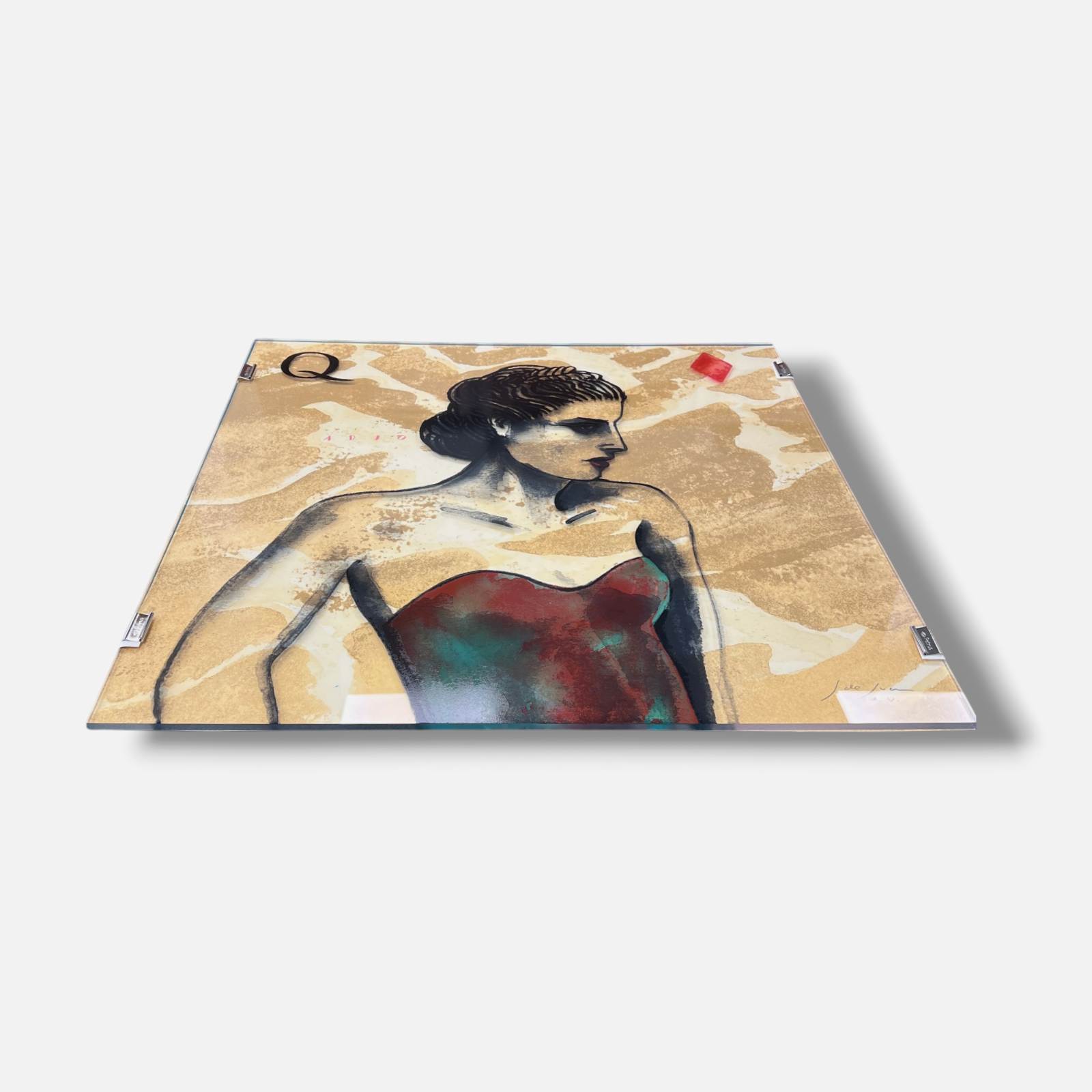 Javier de Juan Martínez "La Reina de Rombos" 2006 Limited Signed Fine Wall Art