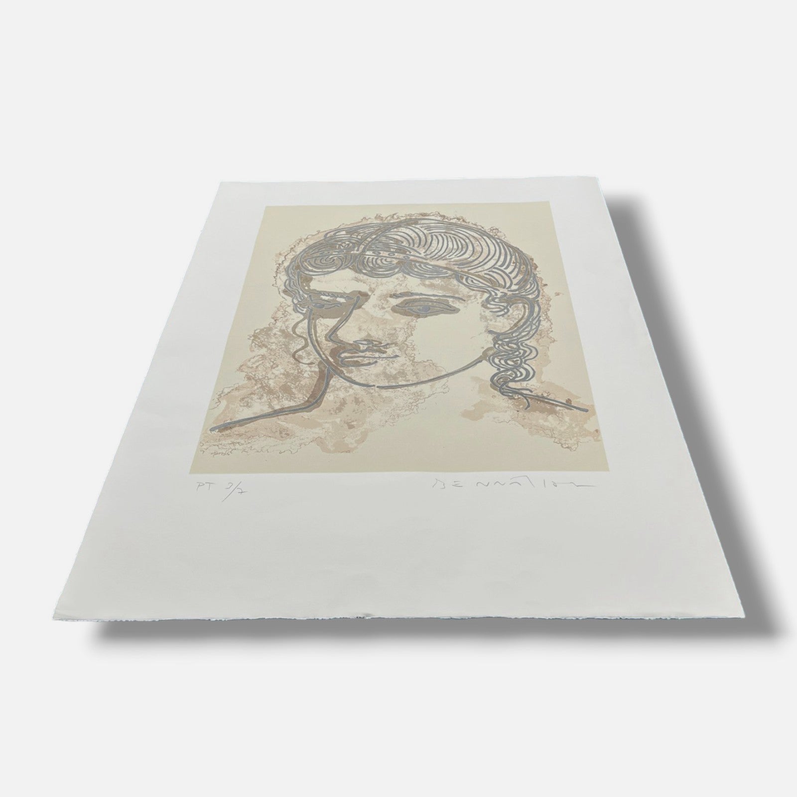 Joan Bennàssar "Norma" P.T. 2001 Limited Signed Wall Art Print, 105 x 75 cm
