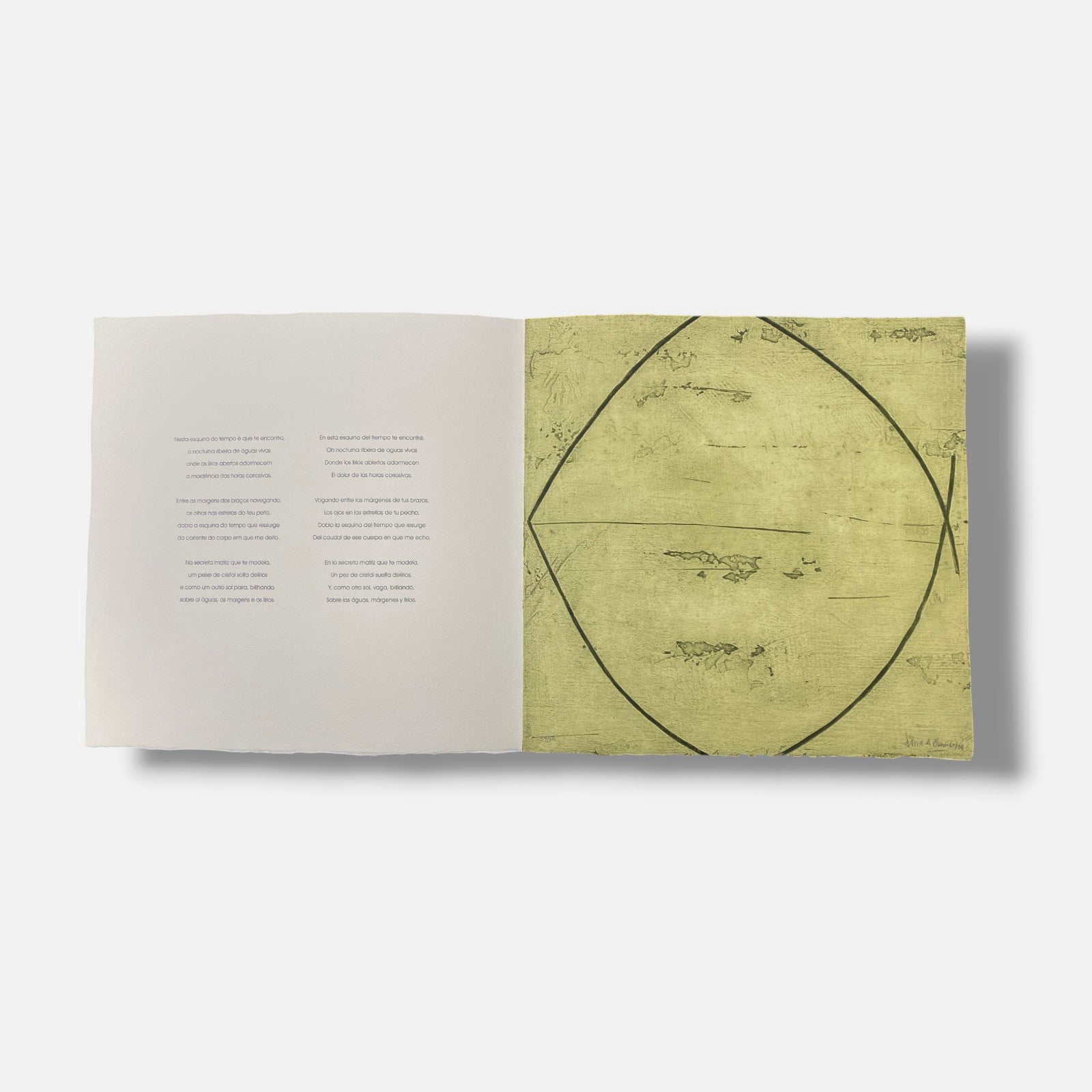 David De Almeida "Poemas Posibles" 2004, 7-Piece Fine-Art Poem & Print Set