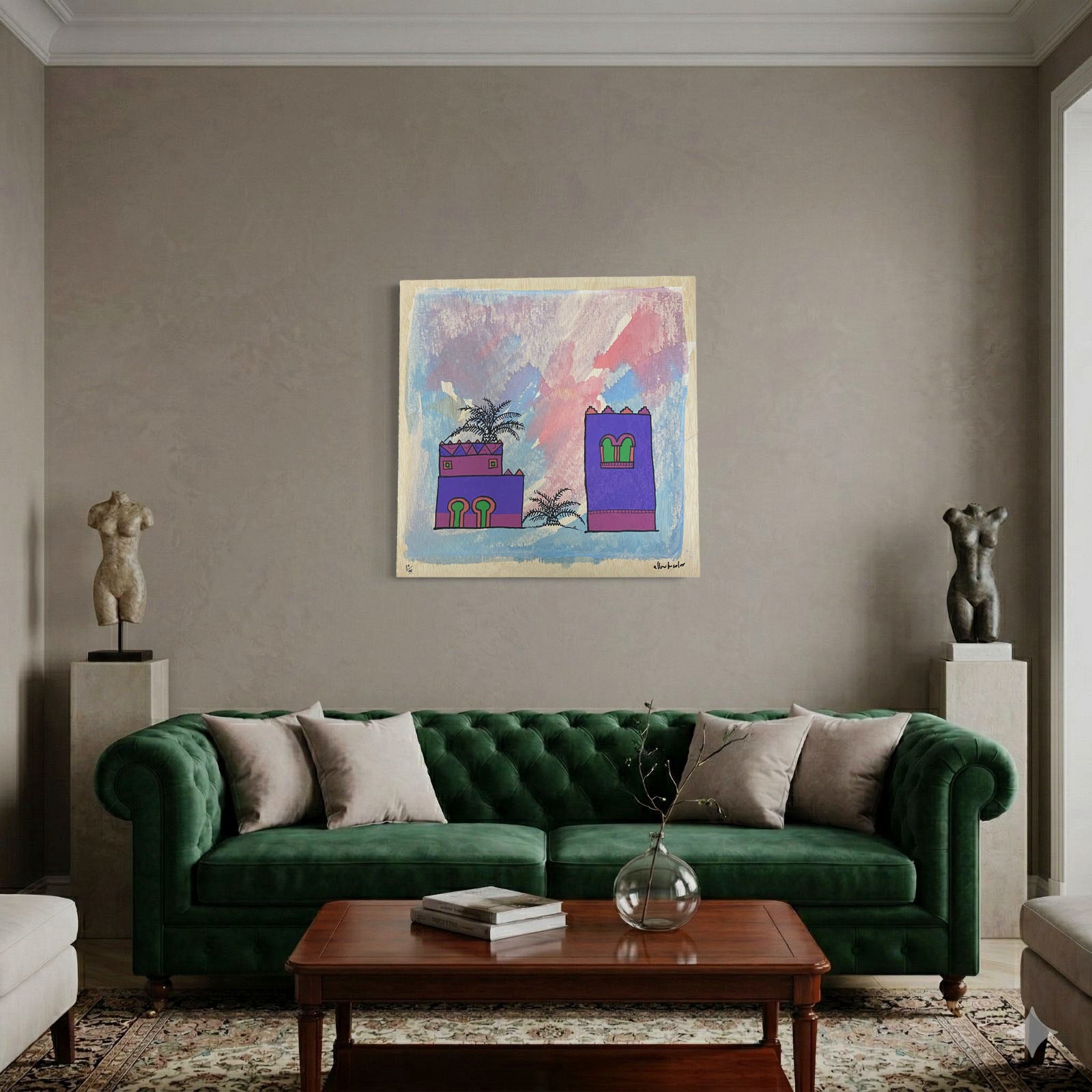 José Alberto López Sánchez "Palacio De Primavera" Fine Wall Art | 20" x 20" in