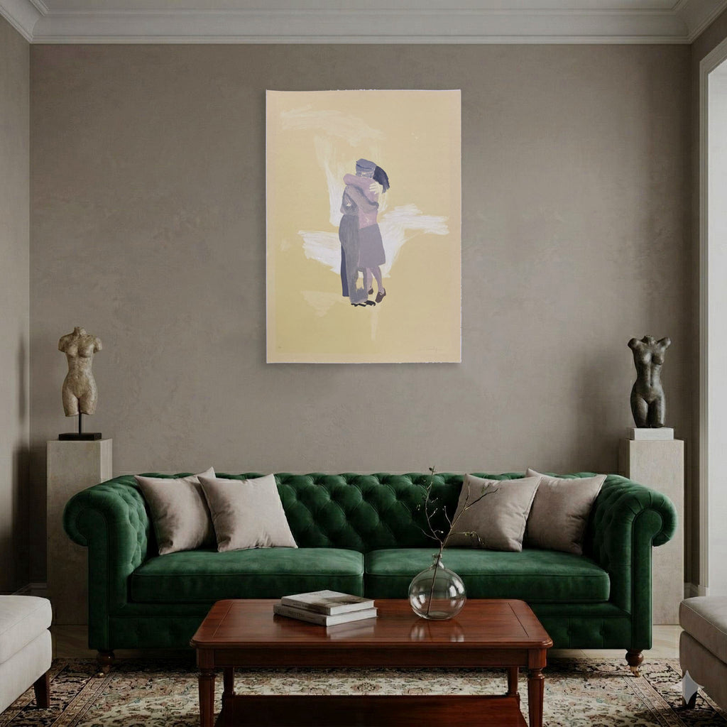 Guillermo Conte "El Abrazo" P.T. 2005, Fine Wall Art Print | 105 x 75 cm