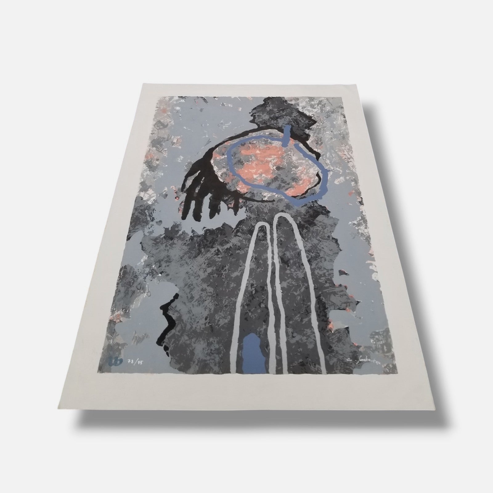 Carlos Sánchez "Tension" 1995 Limited Signed Fine Wall Art Print