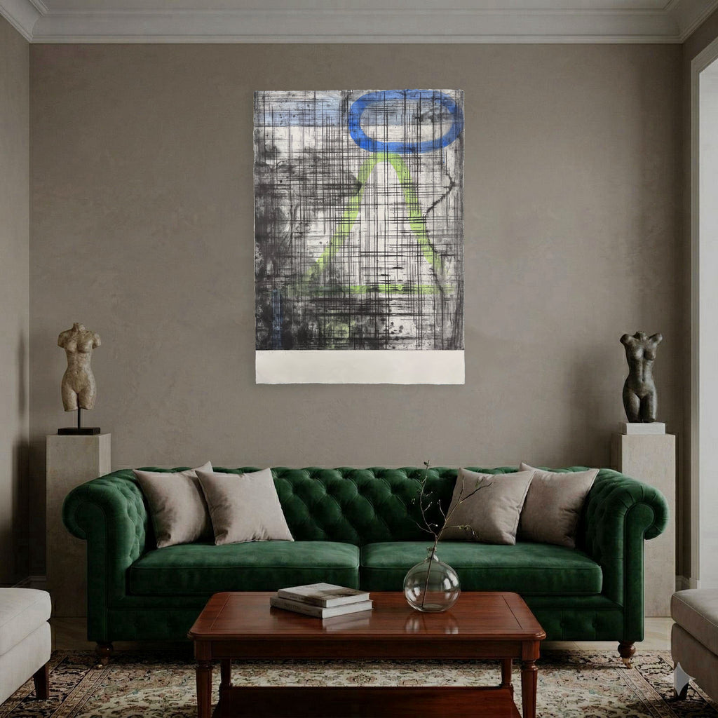 Juan F. Lacomba "Aqui y Alli" 2004 Limited Signed Fine Wall Art Print, 111x79 cm