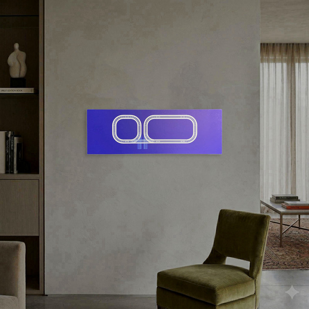 Igor Mischiyev "Blue Drive" 2005, Fine Wall Art | 62 x 124 cm
