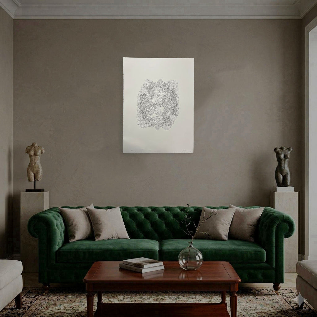 Tamara Zaitseva "Estructura Inversa III" 2004 Limited Signed Framed Wall Art