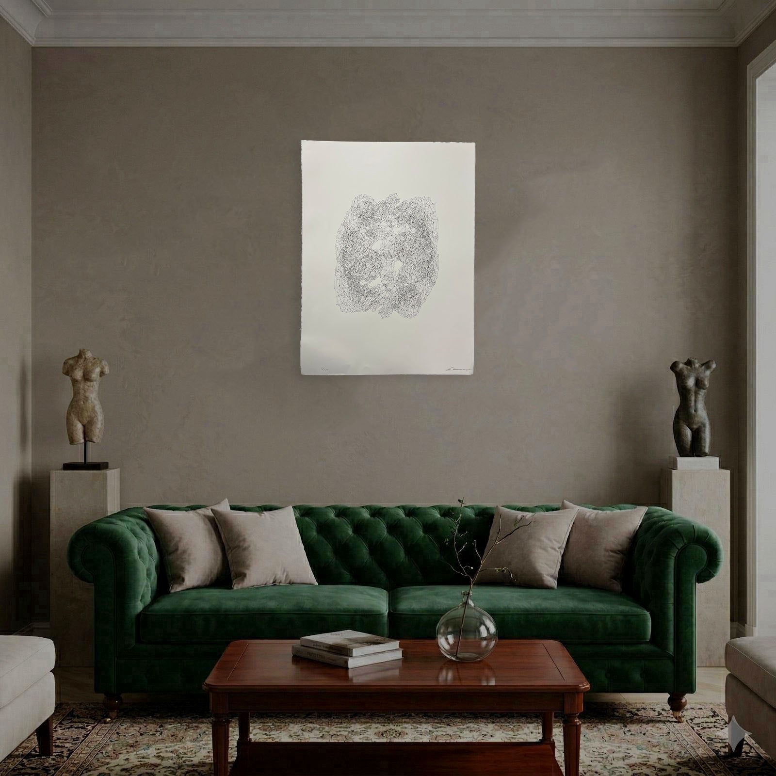 Tamara Zaitseva "Estructura Inversa III" 2004 Limited Signed Framed Wall Art