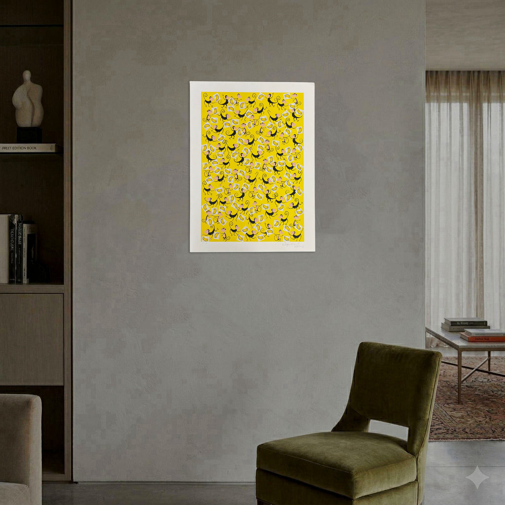 Nelson Leirner "Yes, nos Tenos Bananas" Limited Fine Wall Art Print | 80 x 60 cm