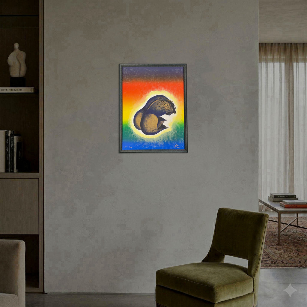 Zoltán Fodor-Lengyel "La Musa" 1995 Limited Signed Fine Wall Art Print