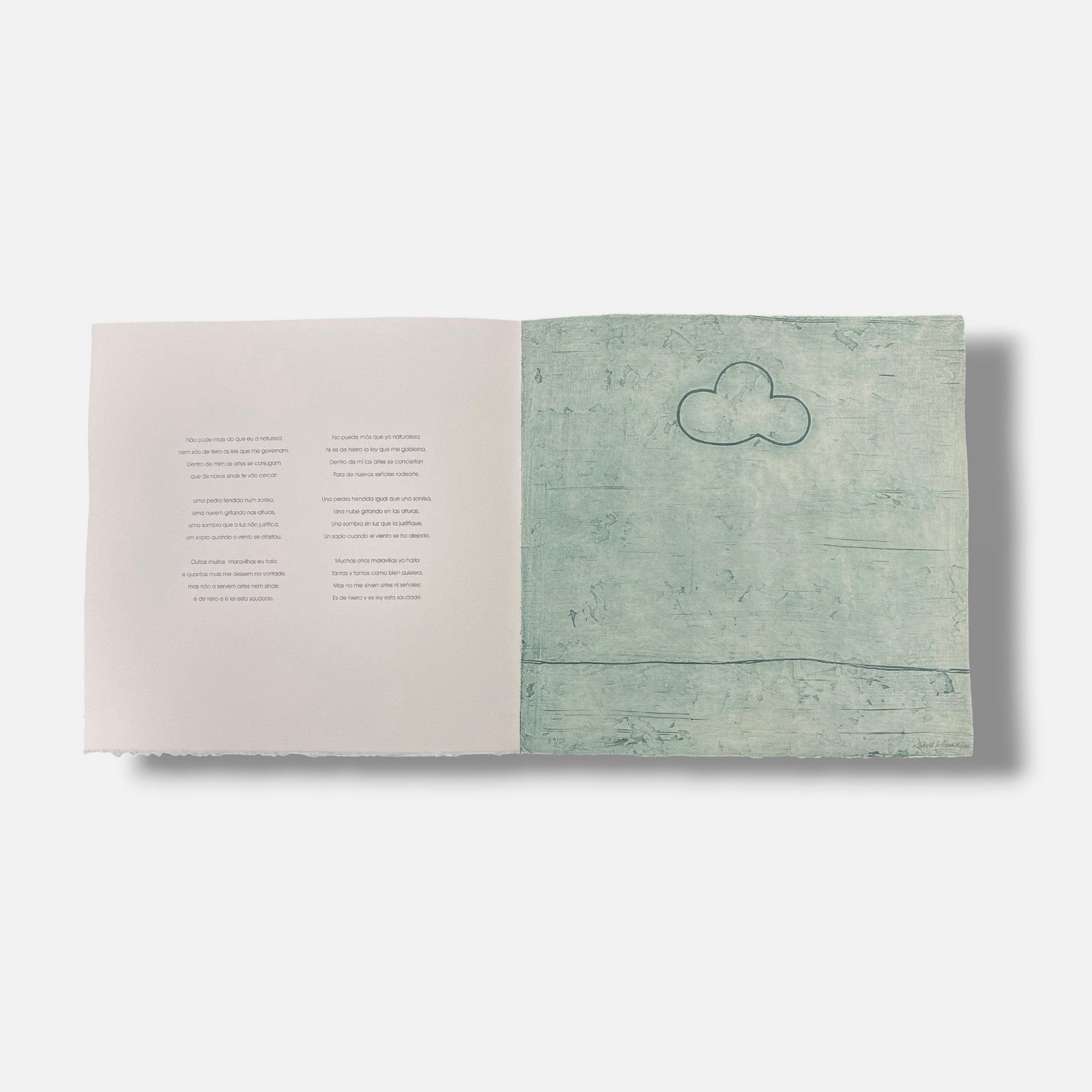 David De Almeida "Poemas Posibles" 2004, 7-Piece Fine-Art Poem & Print Set