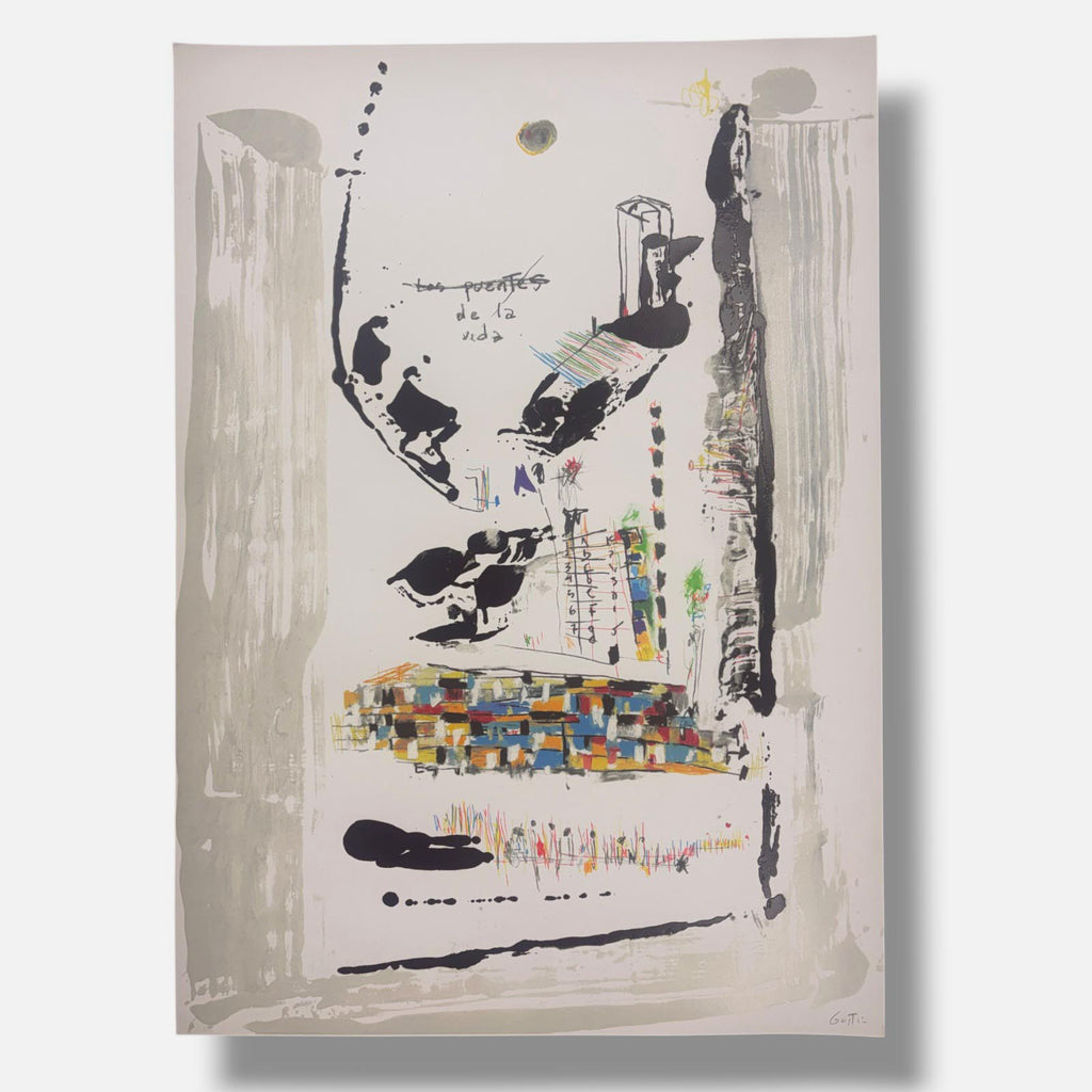 Abraham Gustin "Los Puentes de la Vida" /99 2004 Limited Signed Wall Art 70Lx50W