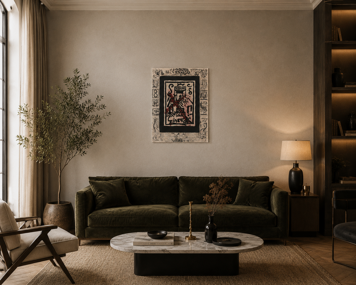 Alberto Gironella "Méjico Mágico III" P.A. Limited Signed Fine Wall Art, 64Lx49W