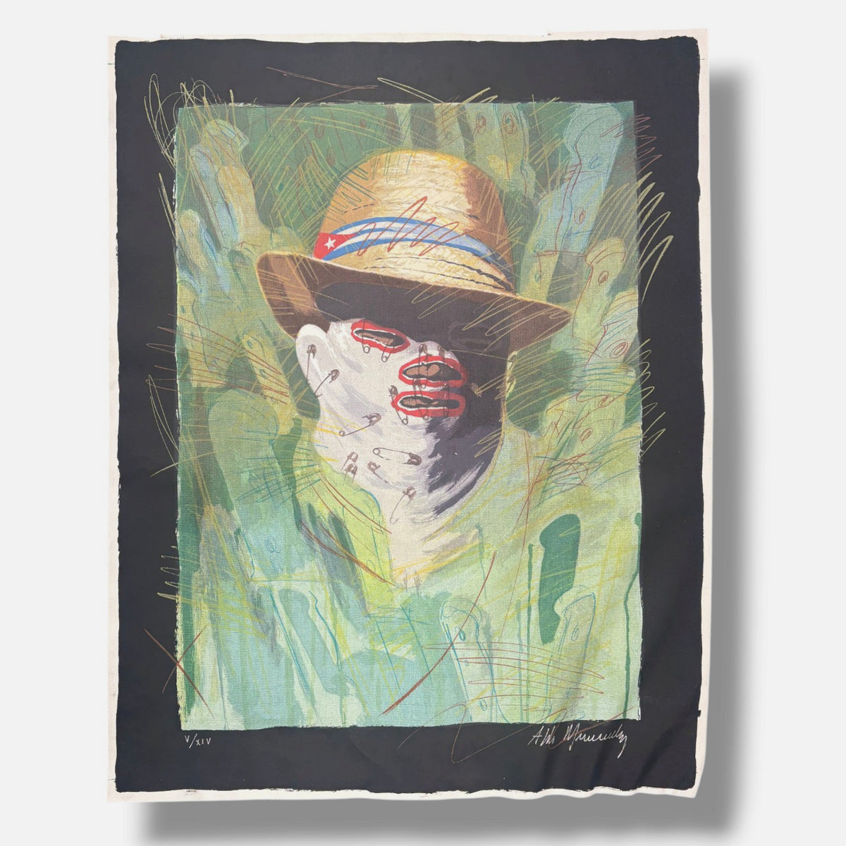Aldo Menendez "Fredie Kruguer" V/XIV P.T. Limited Signed Fine Wall Art 70Lx54W