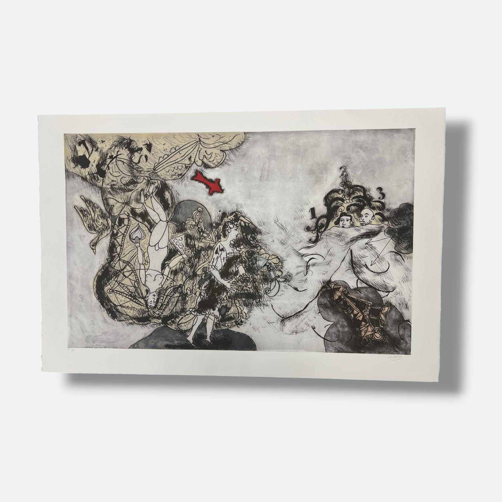 Augustín Ubeda "Serie: Cosas Del Cielo.. y de la Tierra" Limited Signed Wall Art