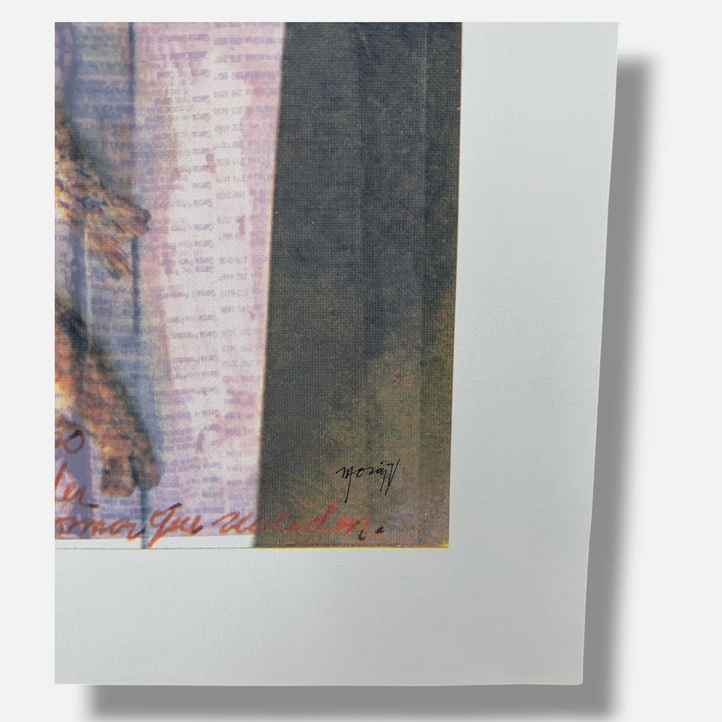 Ronald Morán "Ensayo Sobre La Materia III" 2006, Limited Signed Fine Wall Art