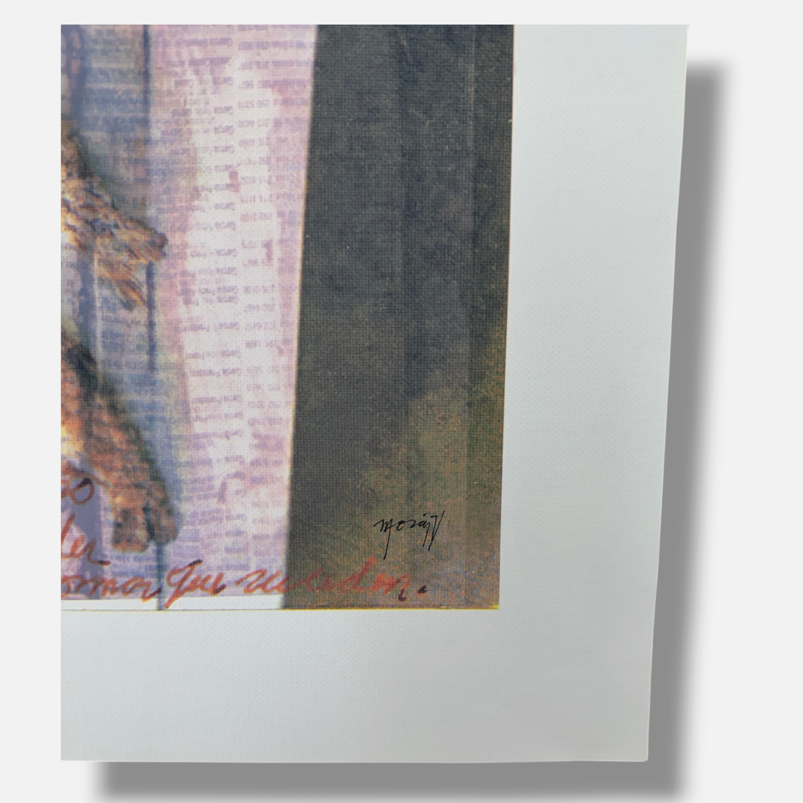 Ronald Morán "Ensayo Sobre La Materia III" 2006, Limited Signed Fine Wall Art