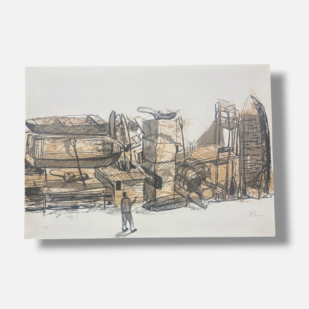 KCHO "Restauracion De Mi Pensamiento" 2004 Limited Signed Wall Art 70L x 100W cm