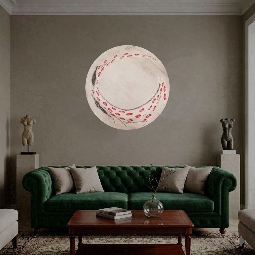 Cristóbal Gabarrón Betegón "Elemento Mar Blano" H.C. Limited Signed Wall Art