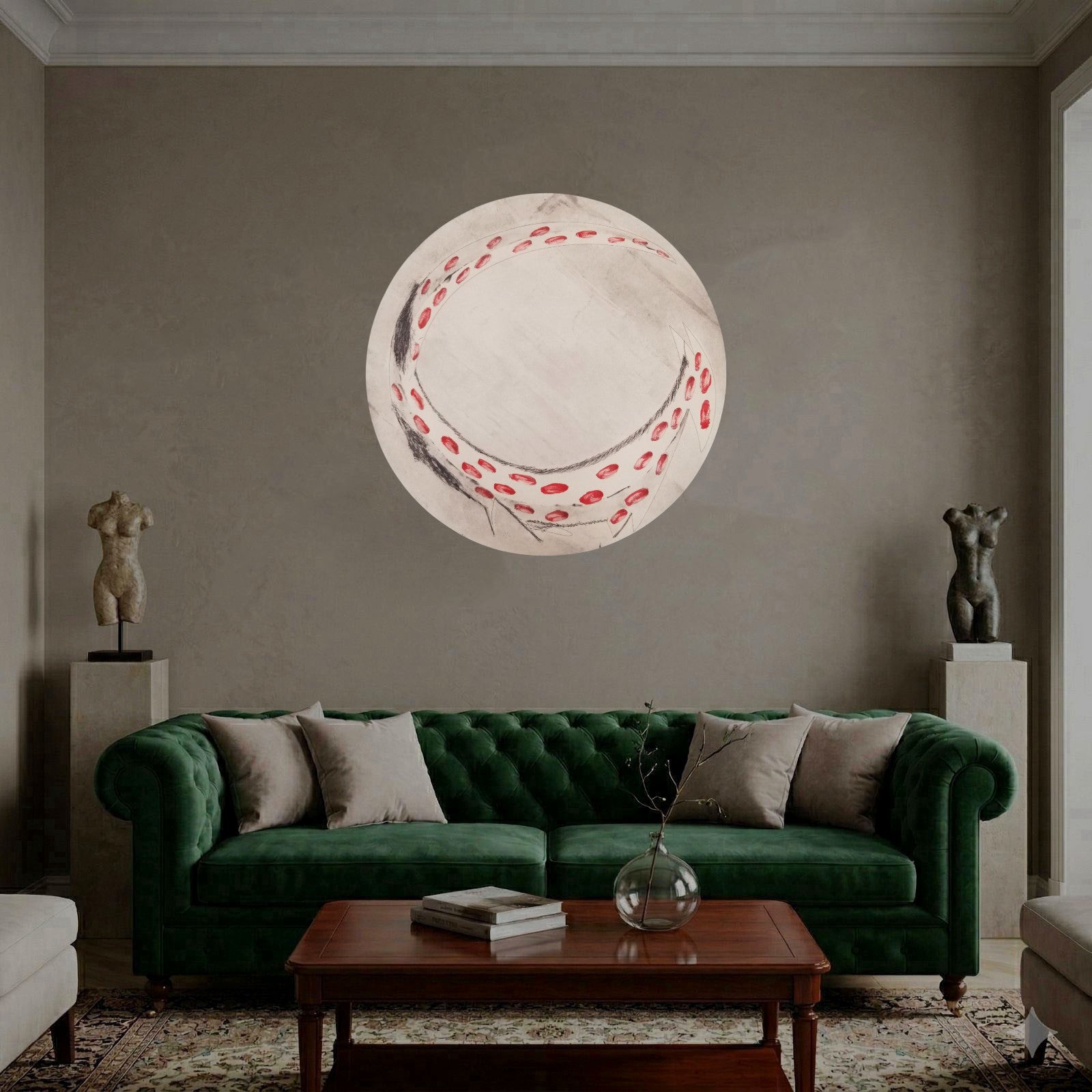 Cristóbal Gabarrón Betegón "Elemento Mar Blano" H.C. Limited Signed Wall Art