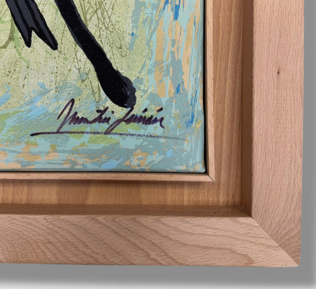 Martín Simón "Carta a Pandora" 1997 Limited Signed Fine Framed Wall Art