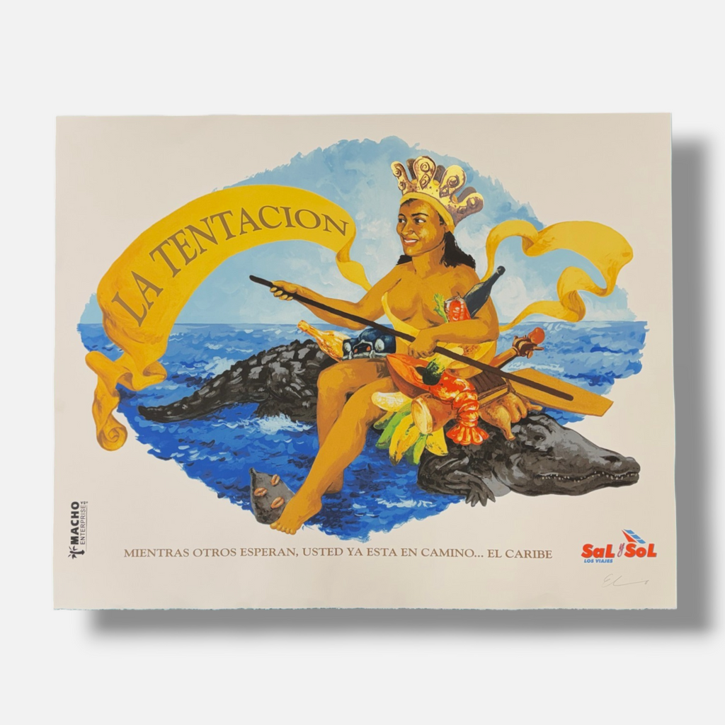 Elio Rodriguez "La Tentacion" 2006, Limited Signed Wall Art Print