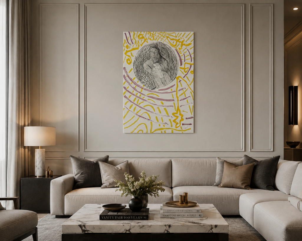 Sandro Chia "A2" 1991 Unframed Limited Signed Fine Wall Art Print, 99L x 69W cm