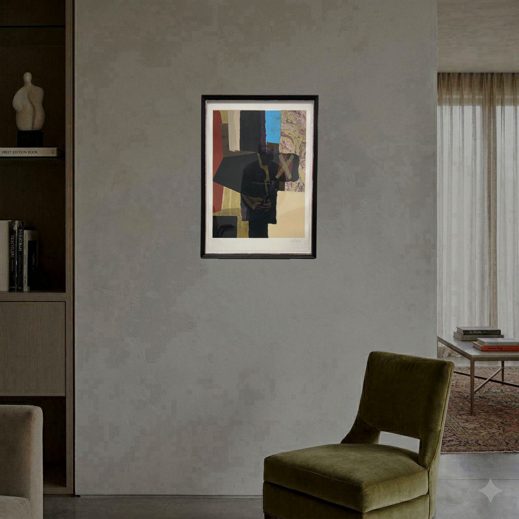 Osvaldo Matamoro "S/T I", 2004 Limited Signed Fine Framed Wall Art