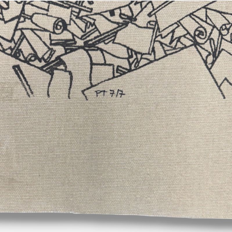 René Francisco "La Renuncia" 2004 P.T. Limited Signed Wall Art Print 100L x 81W