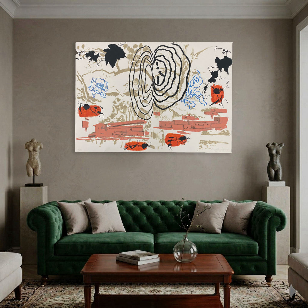 Luis Hernández Cruz "Sin Titulo II" H.C. 2006 Limited Signed Fine Wall Art Print