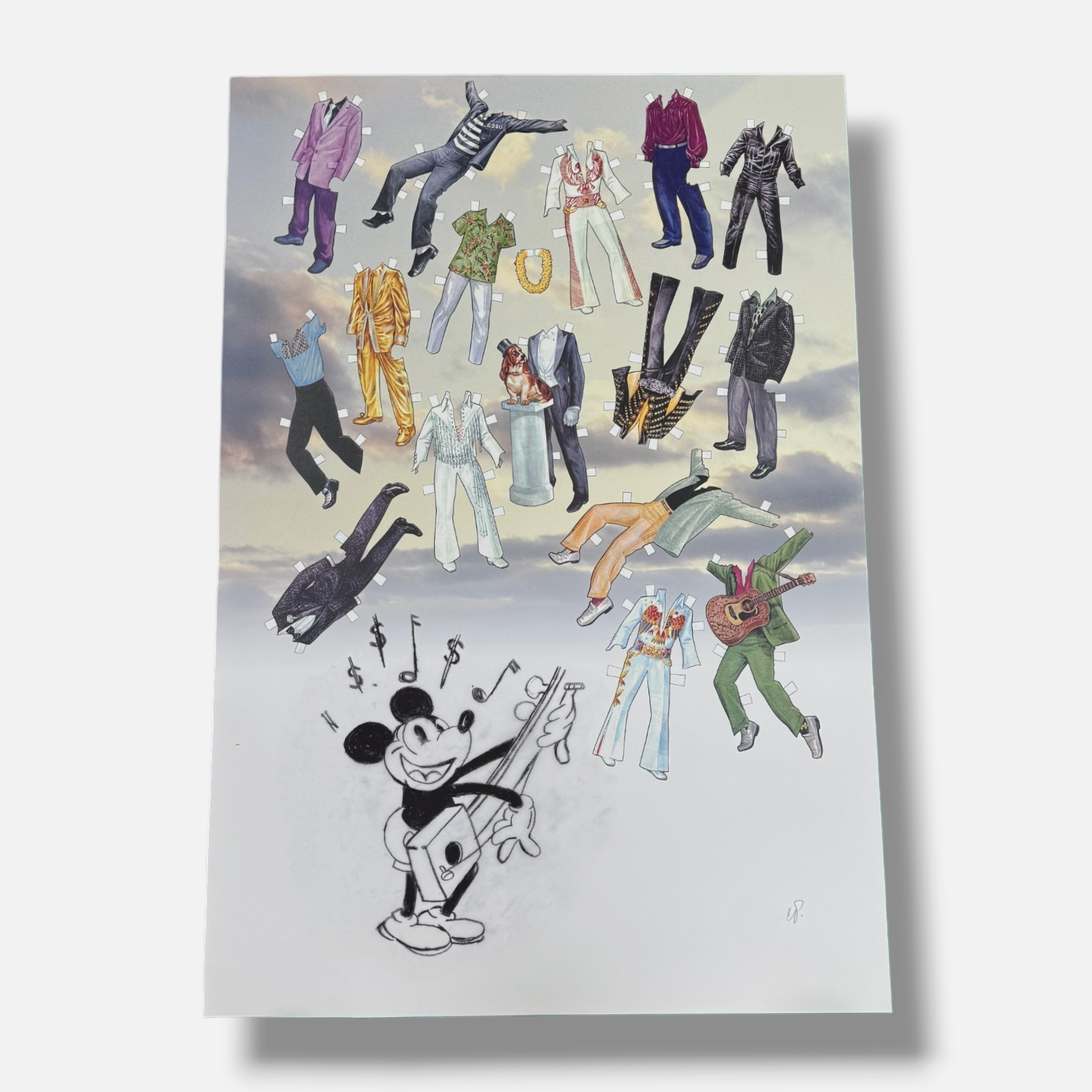 Carlos Manuel Pazos Moya "Rock Around Mickey" 2005 Limited Signed Fine Wall Art