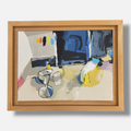 Joaquín Capa Eiriz "Interior Ocre" Limited Signed Framed Fine Wall Art Print