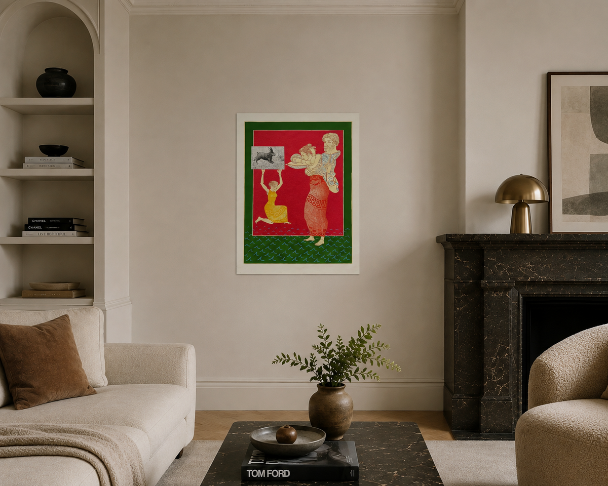Francesc Artigau i Seguí "Creación del conejo" 2002 P.T. Signed Limited Wall Art