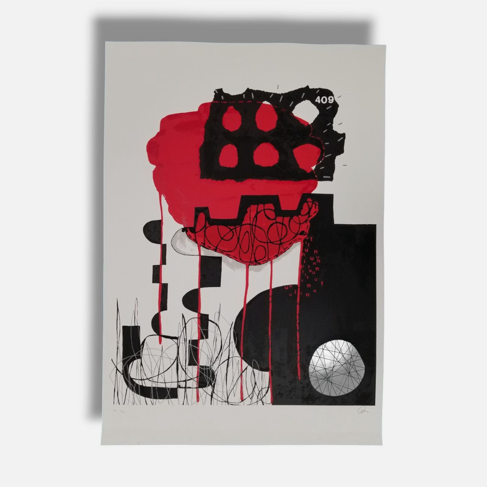 María Viñas Pena "Noche 409 I" (2006) H.C. Limited Signed Fine Wall Art