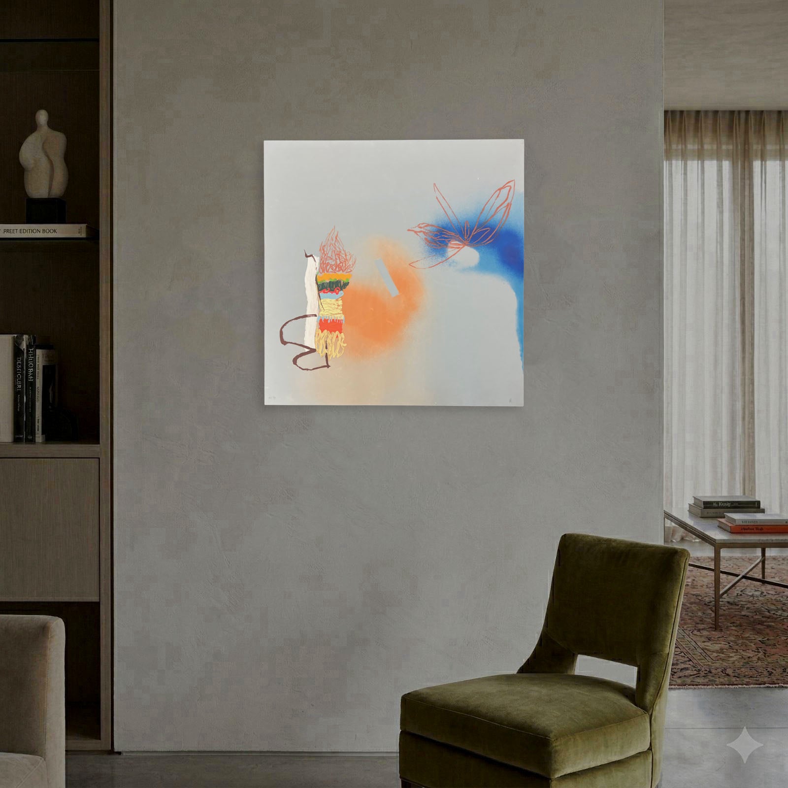 Isabel Martínez Rubio "Saliendo Del Temblor" H.C. Limited Signed Wall Art