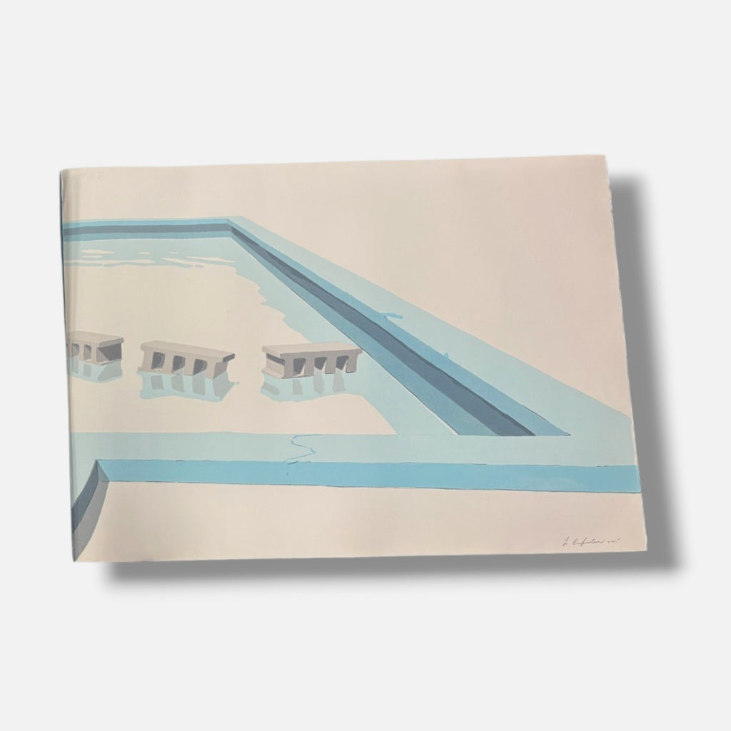 Los Carpinteros (Marco & Dagoberto) "Diptico Piscina Con Trillo" Signed Wall Art