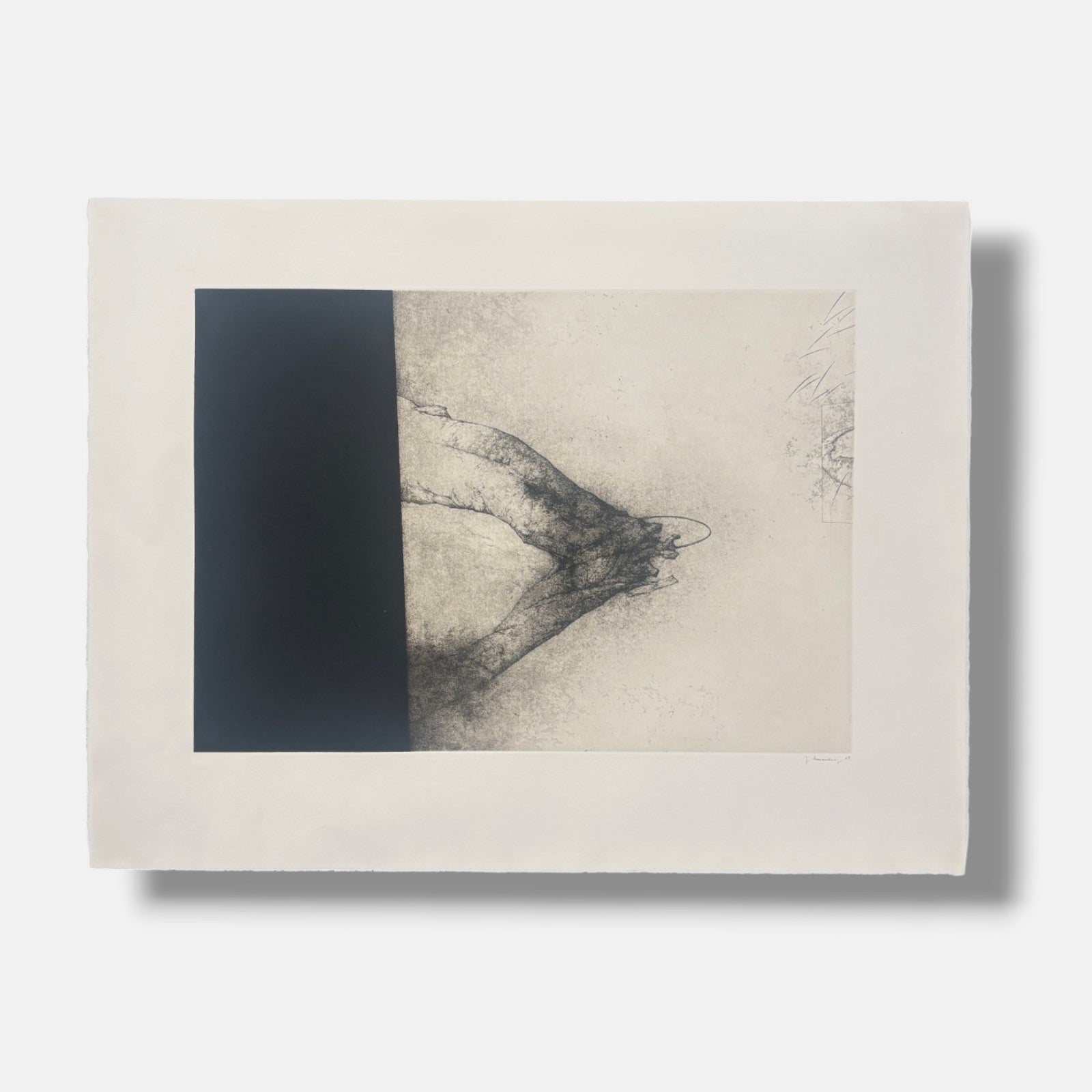 Jose Hernandez Muñoz "Sombra II" 2004 Signed Limited Fine Wall Art 50 x 65 cm