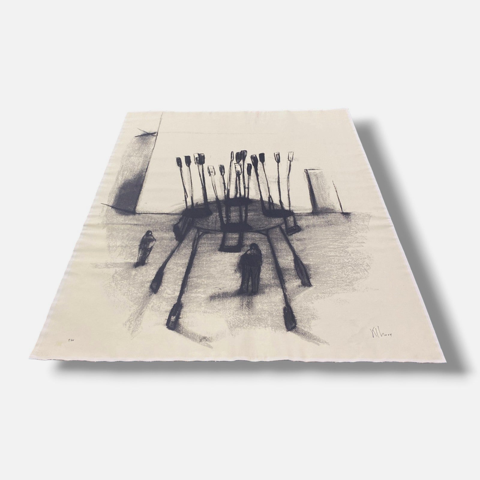 KCHO "Núcleos del Tiempo" 2004, Fine Wall Art Print | 106 x 79 cm