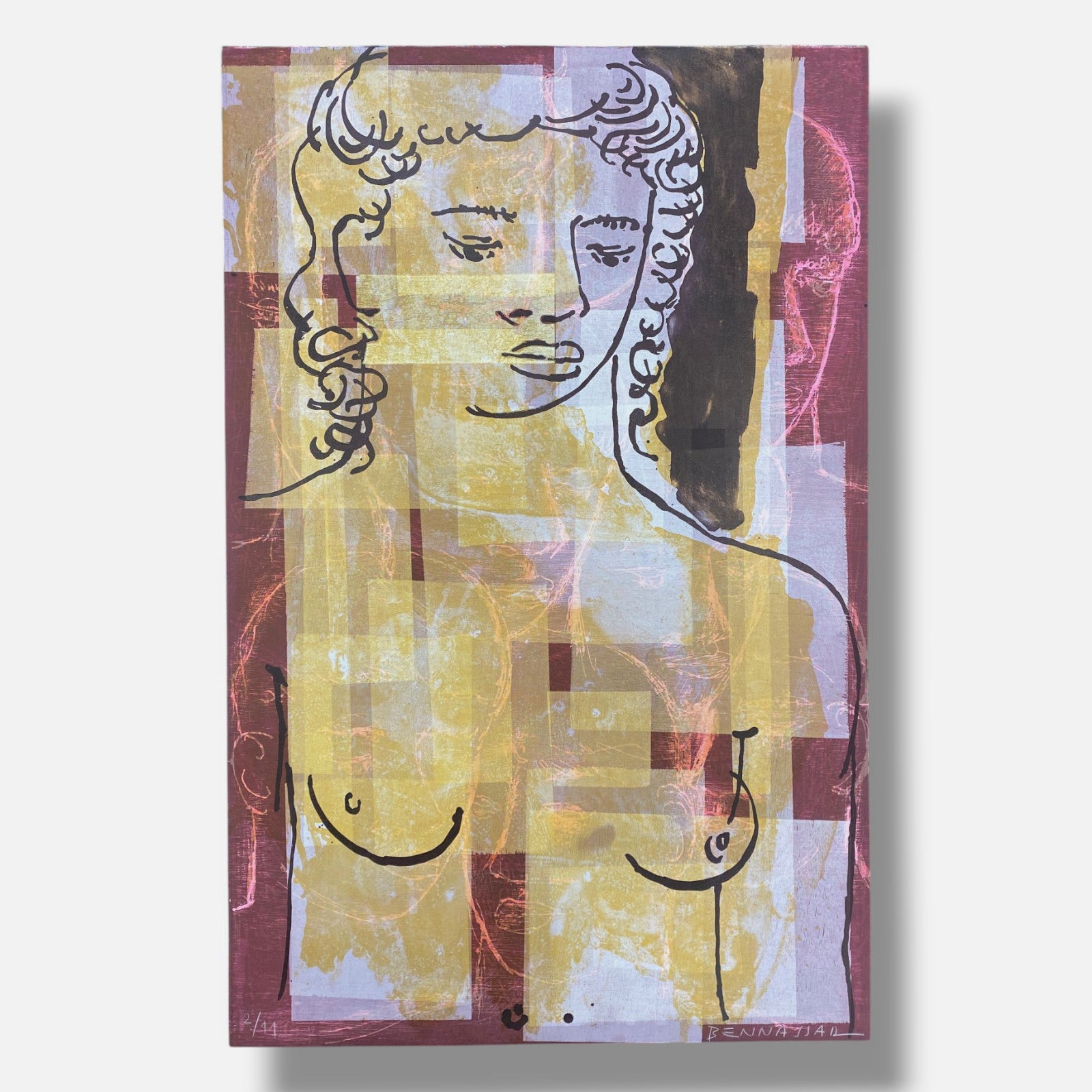 Joan Bennàssar "Madona Dels Cuarte Cantons" 2003 Limited Signed Wall Art