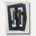 Justino Alves "Geometrias III" 2006 Signed Limited Unframed Fine Wall Art, 76x56