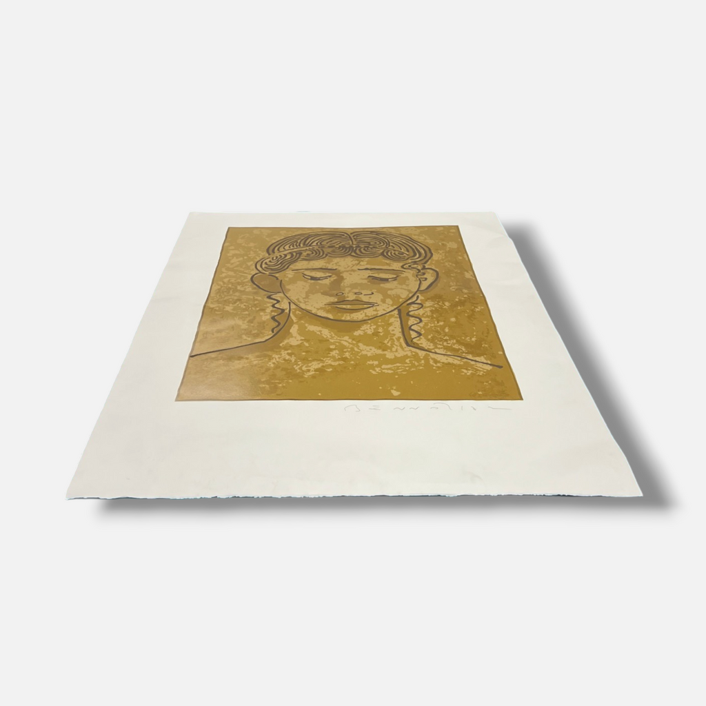 Joan Bennàssar "Sonia" 2001, Limited Signed Wall Art Print, 105L x 75Wcm