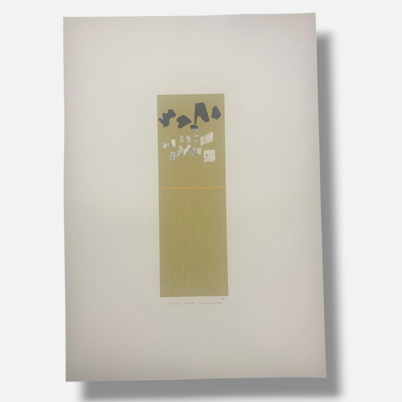 Álvaro Lapa "Francisco de Asís" 2005 Limited Signed Fine Wall Art, 100L x 70W cm