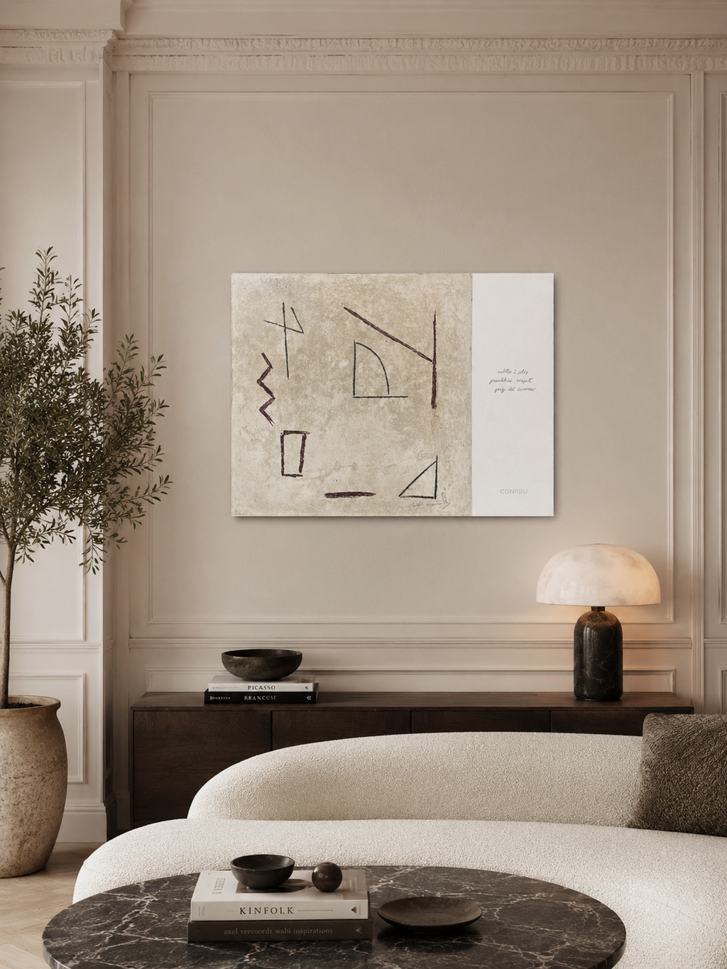 Albert Ràfols-Casamada "Conreu" H.C. 2004 Limited Signed Wall Art Print 50x65 cm