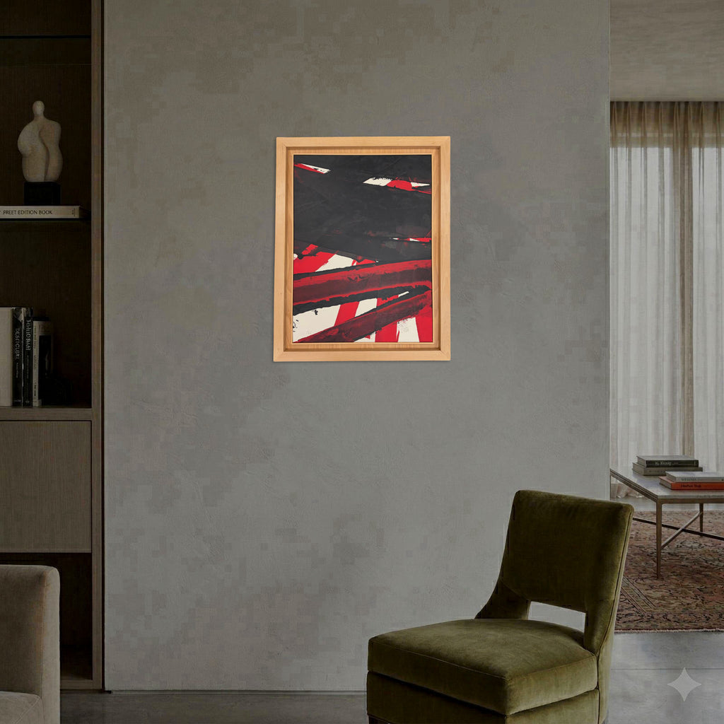 Luis Feito López "Noviembre II" 1998 Limited Signed Framed Fine Wall Art