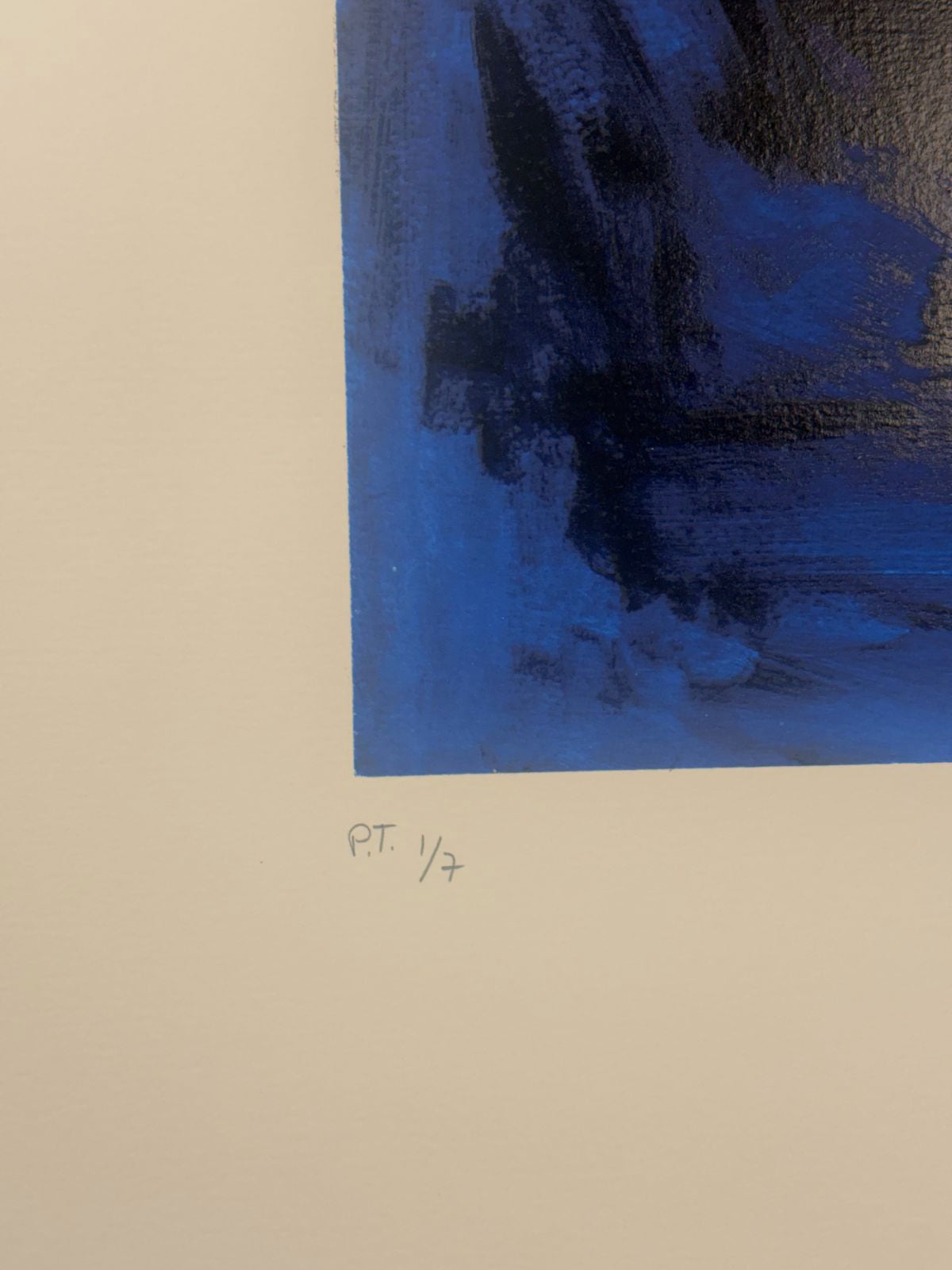 Álvaro Lapa "Os Mouros" P.T. 2005 Limited Signed Unframed Wall Art 70L x 100W cm