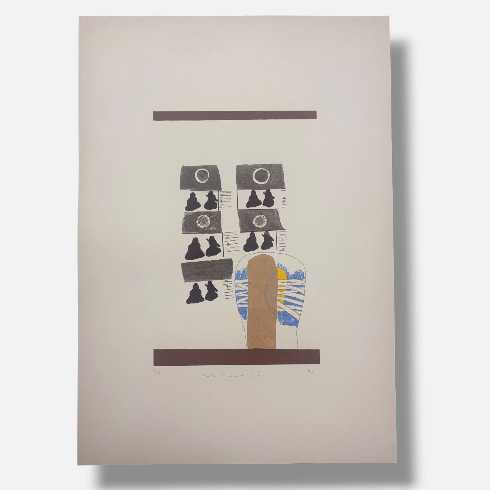 Álvaro Lapa "A 1.ª Manhã" P.T. 2005 Limited Signed Fine Wall Art, 100L x 70W cm