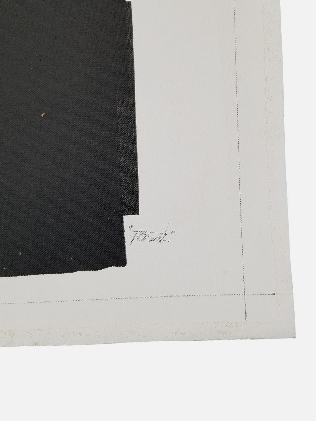 Rafael Canogar Gómez "Fosil" 1997 P.T. Limited Signed Fine Wall Art | 54 x 73 cm