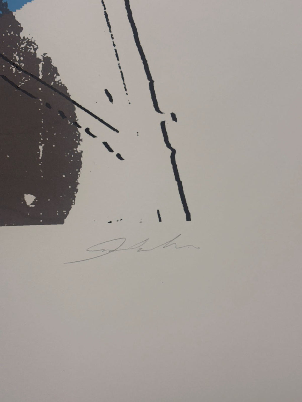 Augusto Andrade Diaz "Agua XXIV" P.T. 2005 Limited Signed Wall Art 100L x 70W cm