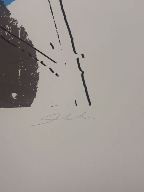 Augusto Andrade Diaz "Agua XXIV" 2005 Limited Signed Fine Wall Art 100L x 70W cm