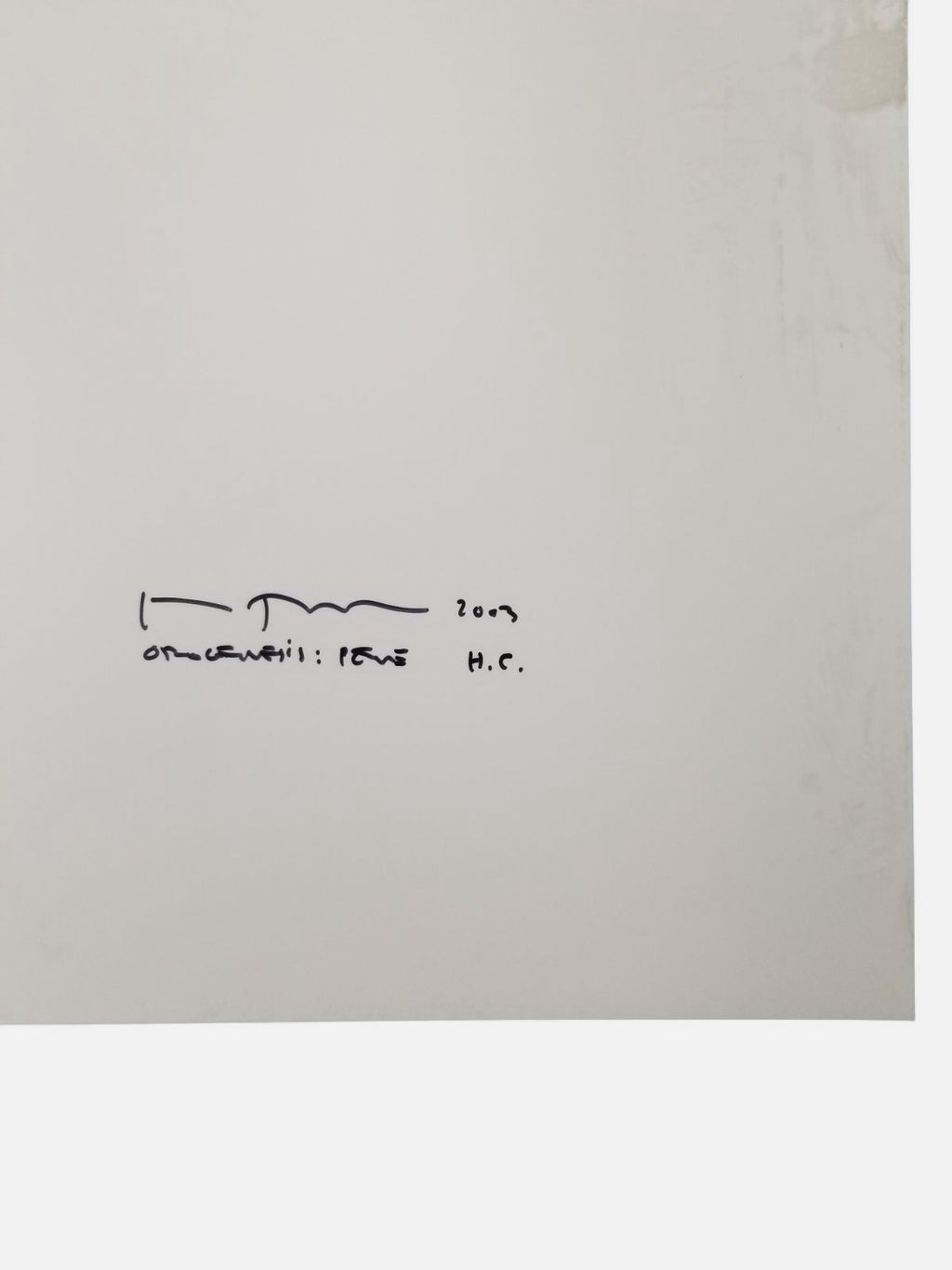 Joan Fontcuberta "Orogenesis: Pene" H.C. 2003 Limited Signed Wall Art