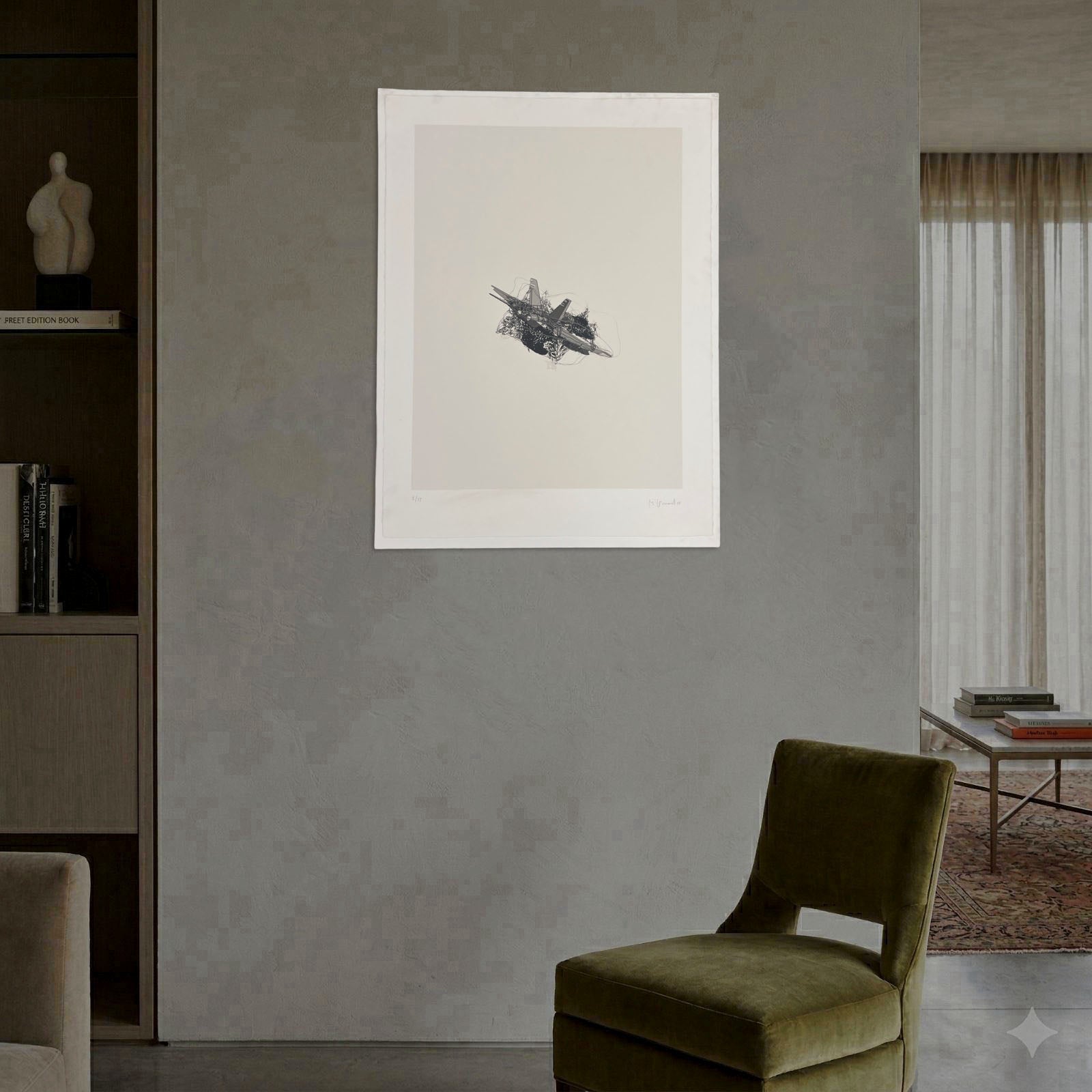 Martí Cormand Rifà "24 - Planes Per Second" 2001 Limited Signed Fine Wall Art
