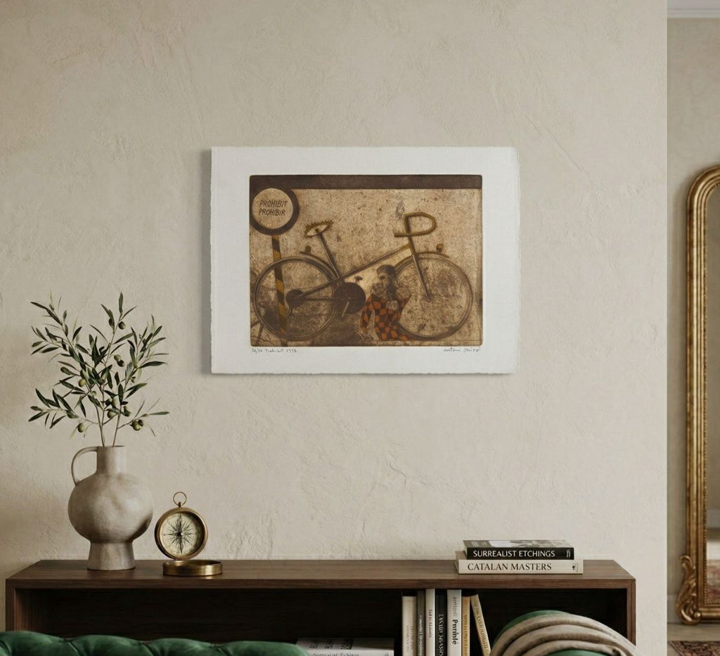 Antoni Miró Bravo "Prohibit" Fine Wall Art | 15 x 21"